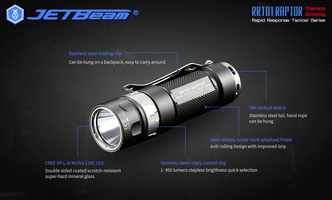 JETBEAM RRT01 RAPTOR