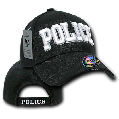 US POLICE Embroidery Cap with shadow effect