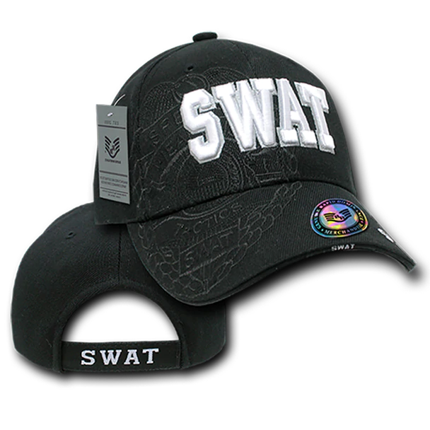 US SWAT Embroidery Cap with shadow effect