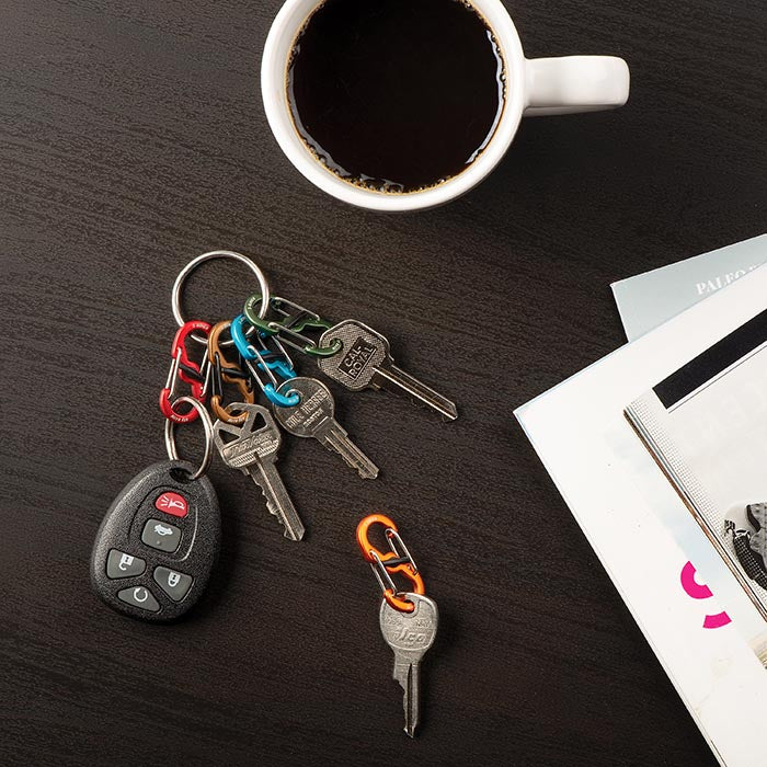 Nite Ize KeyRing Locker® 輕量鋁製多功能鑰匙環