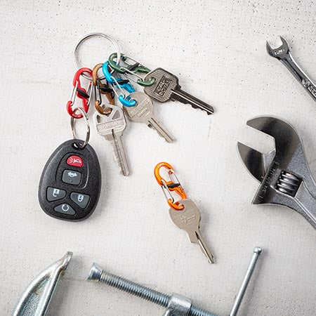 Nite Ize KeyRing Locker® 輕量鋁製多功能鑰匙環