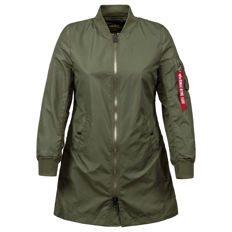 ALPHA Women L-2B LONG W FLIGHT JACKET