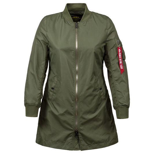 ALPHA Women L-2B LONG W FLIGHT JACKET