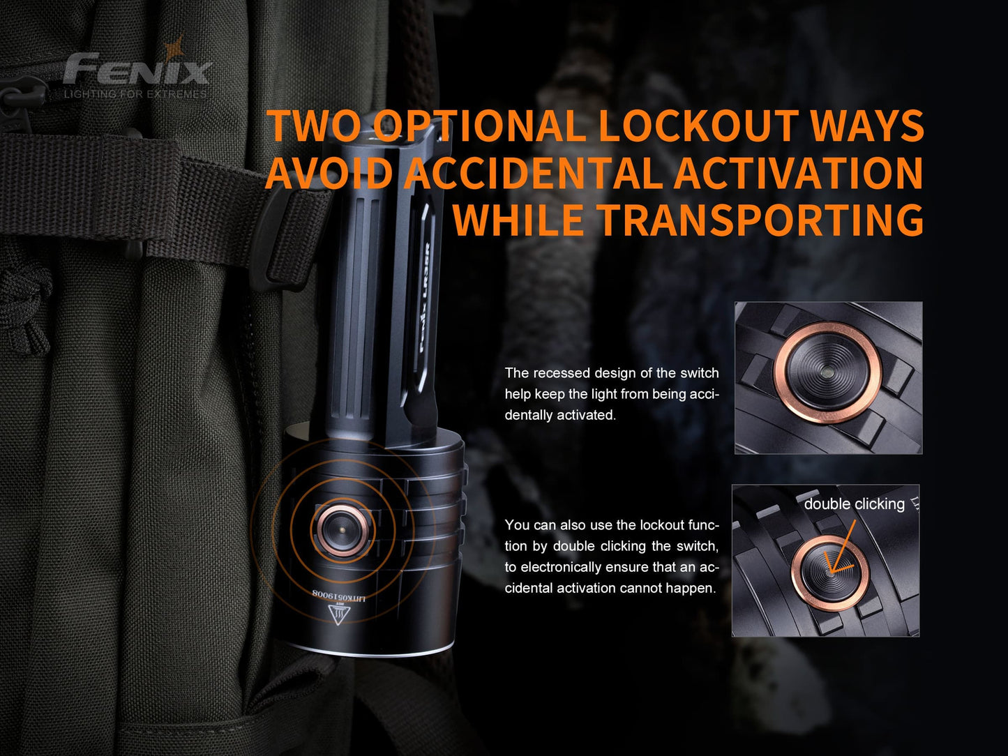 Fenix LR35R POWERFUL MID-SIZE SEARCHING FLASHLIGHT