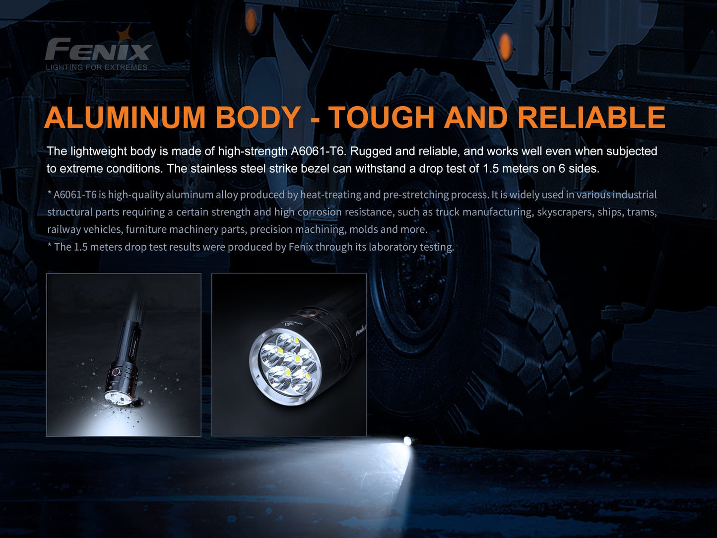 Fenix LR35R POWERFUL MID-SIZE SEARCHING FLASHLIGHT