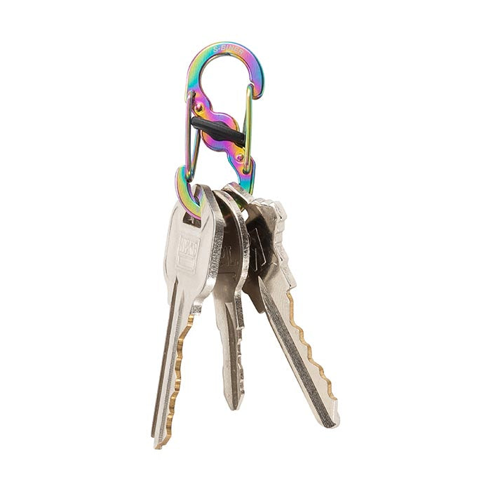 Nite Ize S-Biner MicroLock Stainless Steel - Compact & Ultra-Secure
