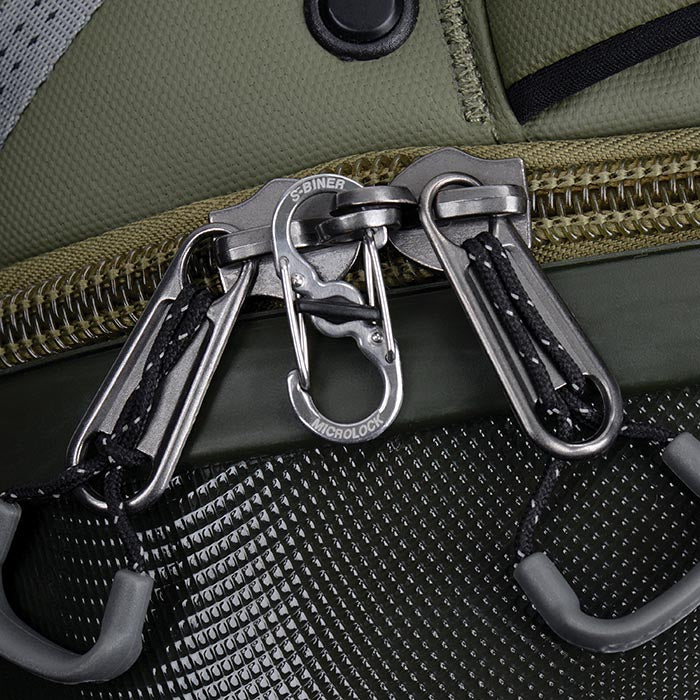 Nite Ize S-Biner MicroLock Stainless Steel - Compact & Ultra-Secure