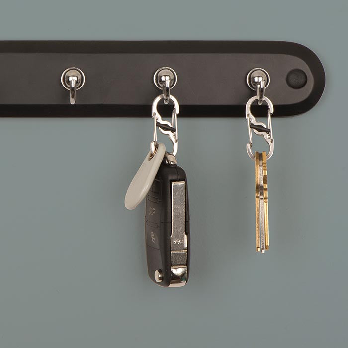 Nite Ize S-Biner MicroLock Stainless Steel - Compact & Ultra-Secure