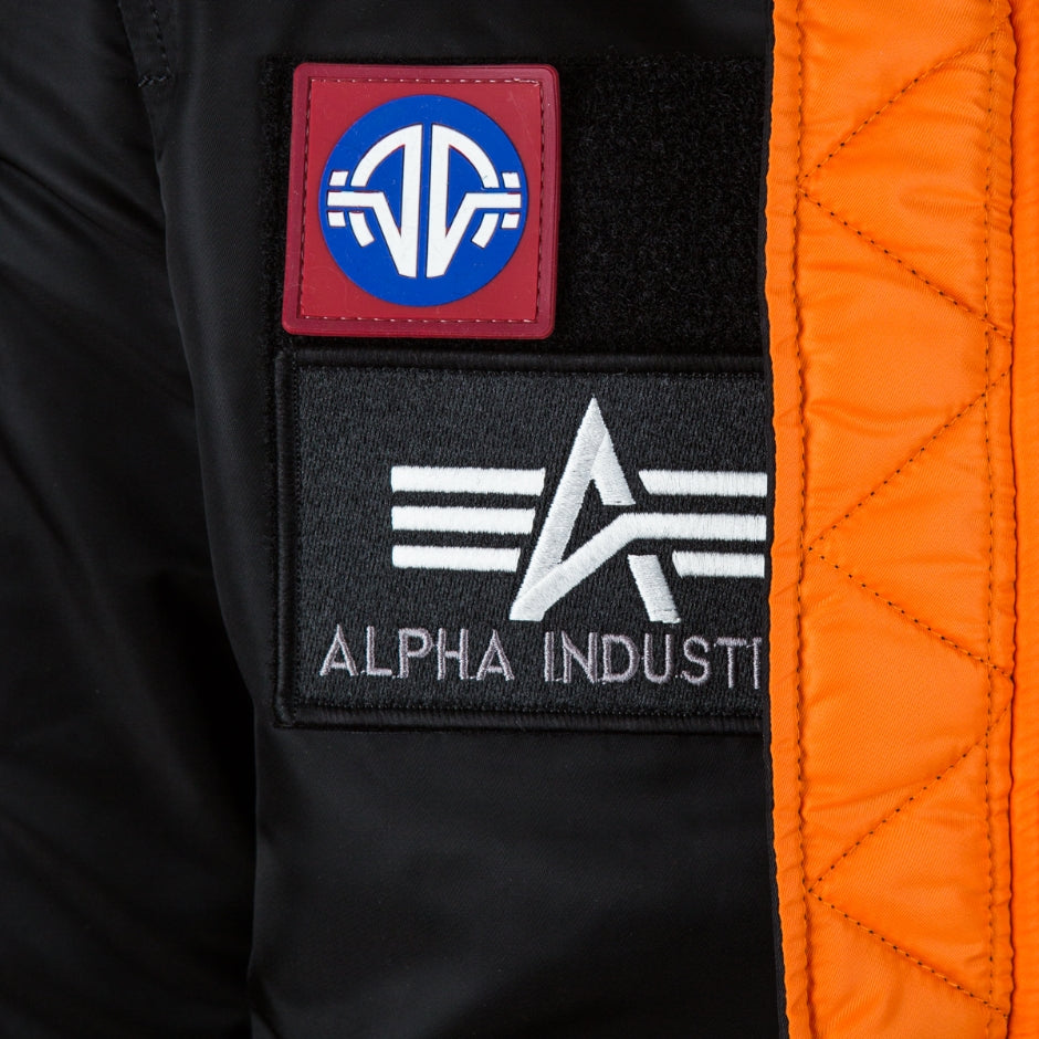 ALPHA MA-1 FLEX FLIGHT JACKET (BLACK)