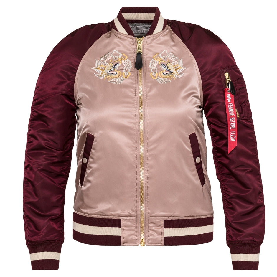 ALPHA MA-1 SOUVENIR EAGLE FLIGHT JACKET WOMEN