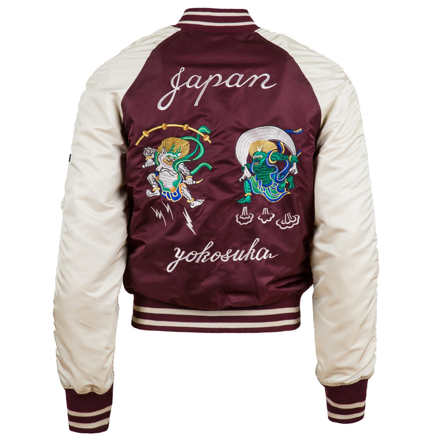 ALPHA MA-1 Souvenir Shinto Embroidery Flight Jacket