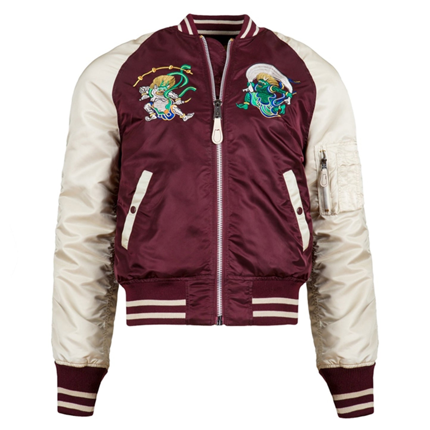 ALPHA MA-1 Souvenir Shinto Embroidery Flight Jacket
