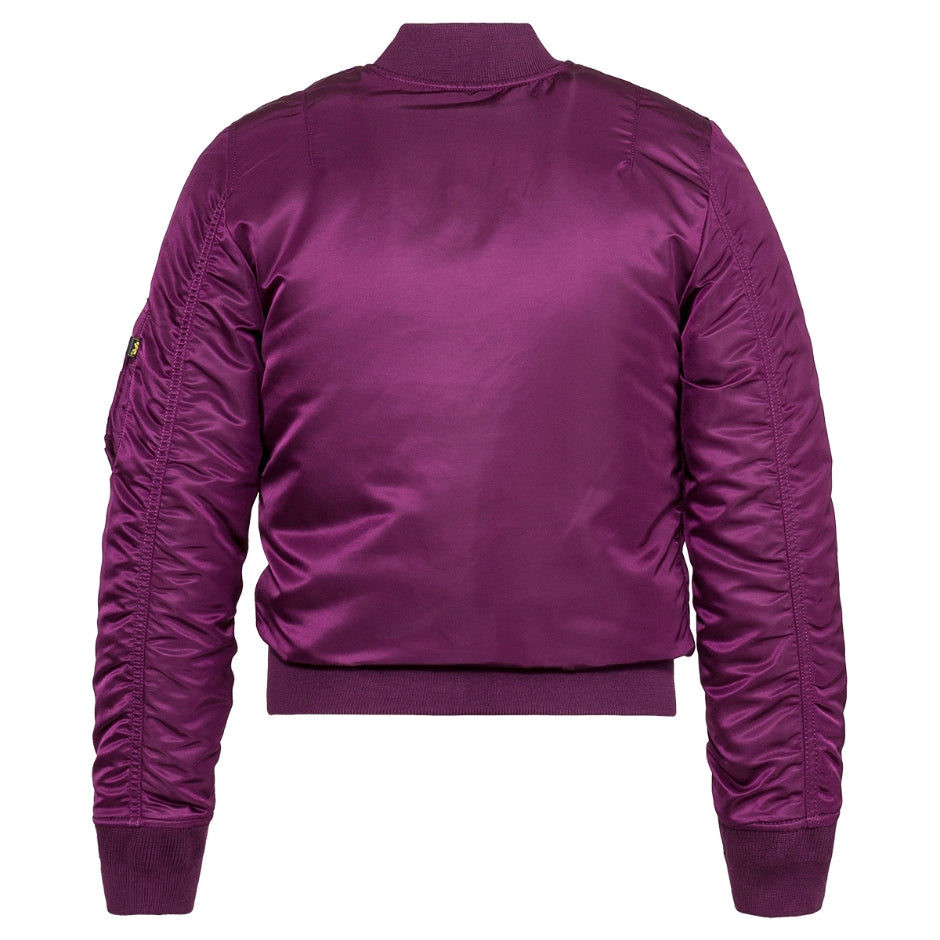 ALPHA MA-1 W FLIGHT JACKET (PURPLE) WOMEN
