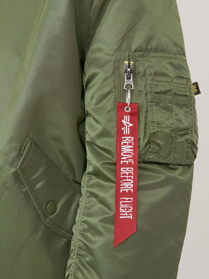 ALPHA MA-1 W FLIGHT JACKET (SAGE) WOMEN