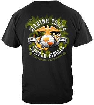 USMC Series T-shirt, USMC Vietnam Vet (JB214)