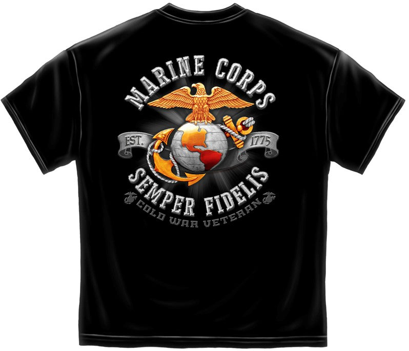 USMC Series T-shirt, USMC Cold War Vet (JB215)