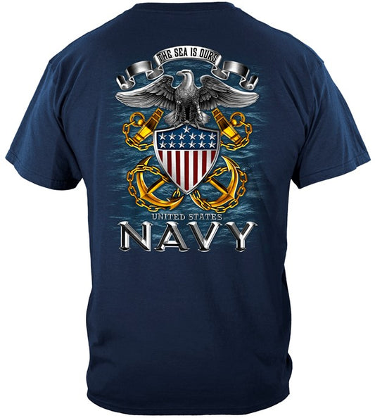 US Navy Full Print Eagle T-shirt (JB217)