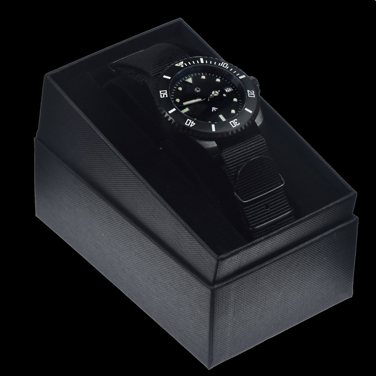 MWC 300m Automatic Dive Watch (Black PVD)