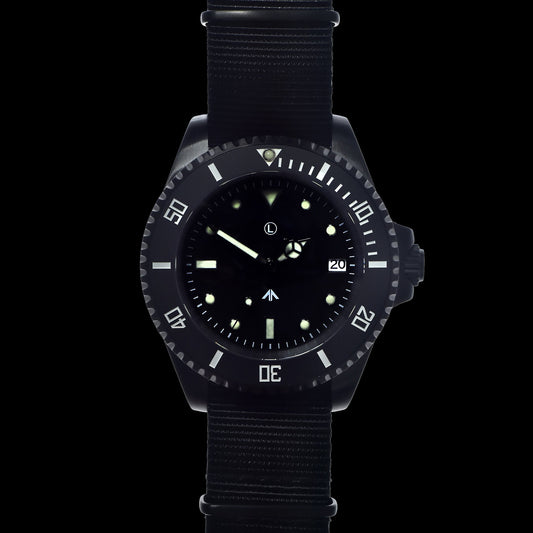 MWC 300m Automatic Dive Watch (Black PVD)