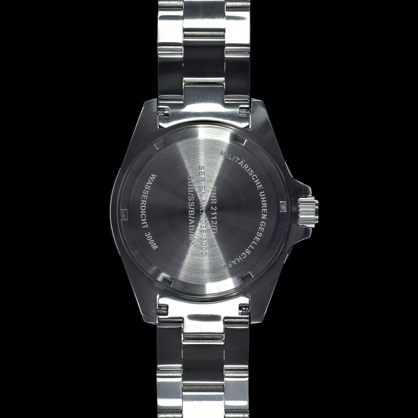 MWC 300m Automatic Military Dive Watch in Stainless Steel Bracelet