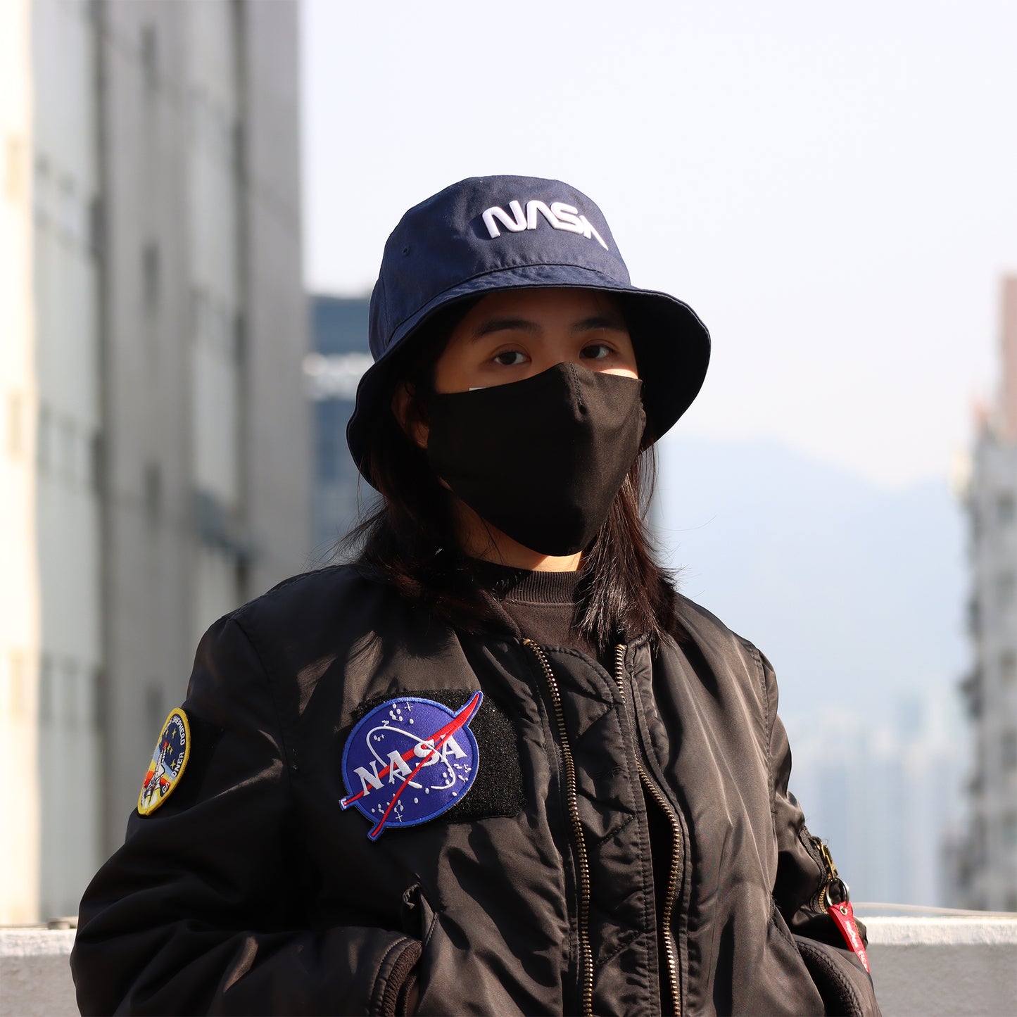 NASA Relaxed Bucket Hats