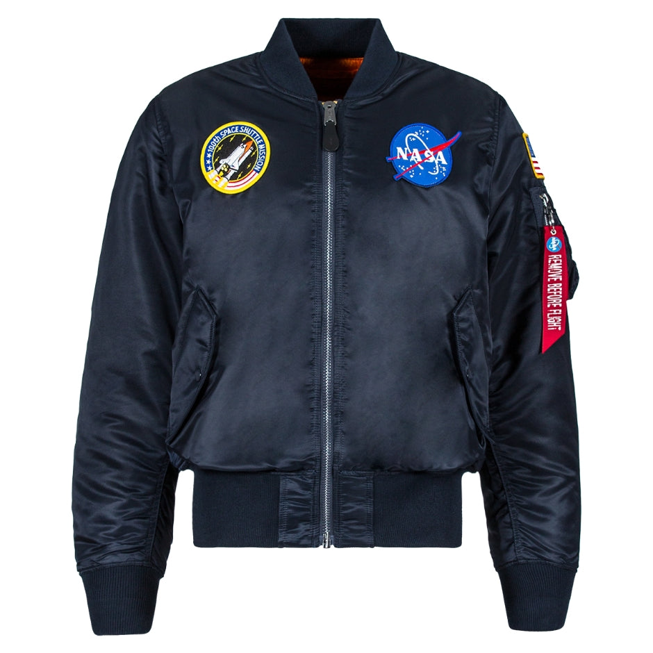ALPHA MA-1 NASA FLIGHT JACKET (REPLICA BLUE)