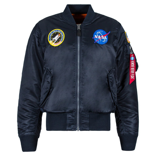 ALPHA MA-1 NASA FLIGHT JACKET (REPLICA BLUE)
