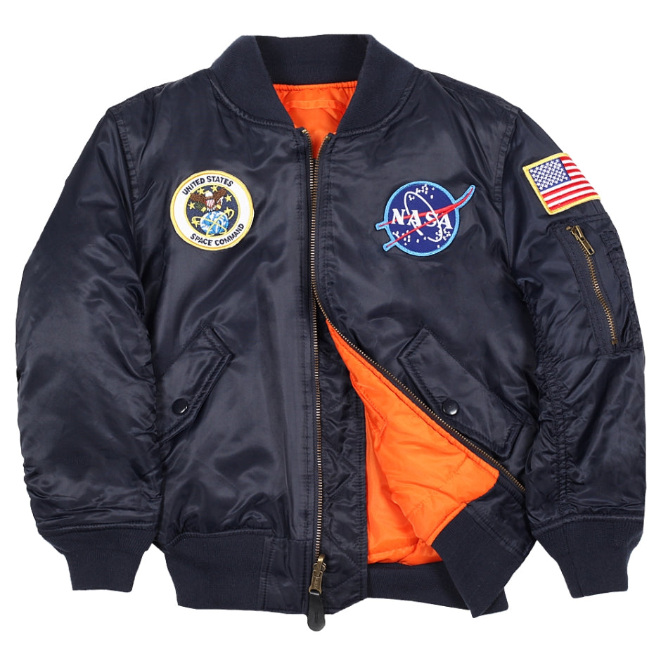 ALPHA NASA MA-1 FLIGHT JACKET YOUTH