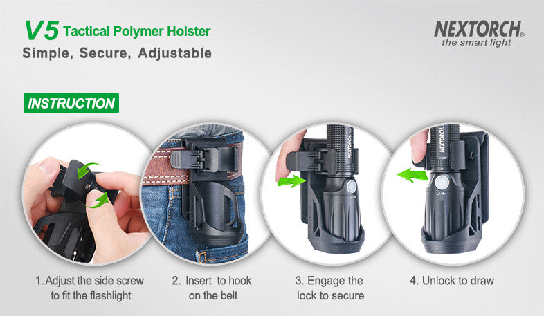 NEXTORCH V5 Tactical Polymer Holster