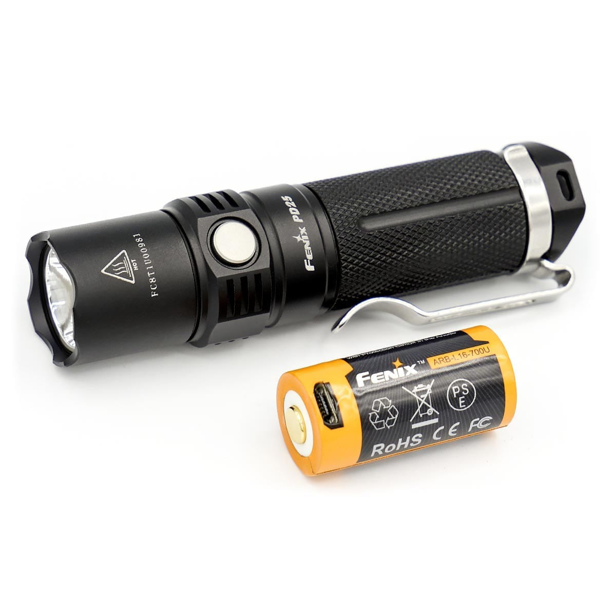 Fenix PD25 Mini Rechareable Flashlight
