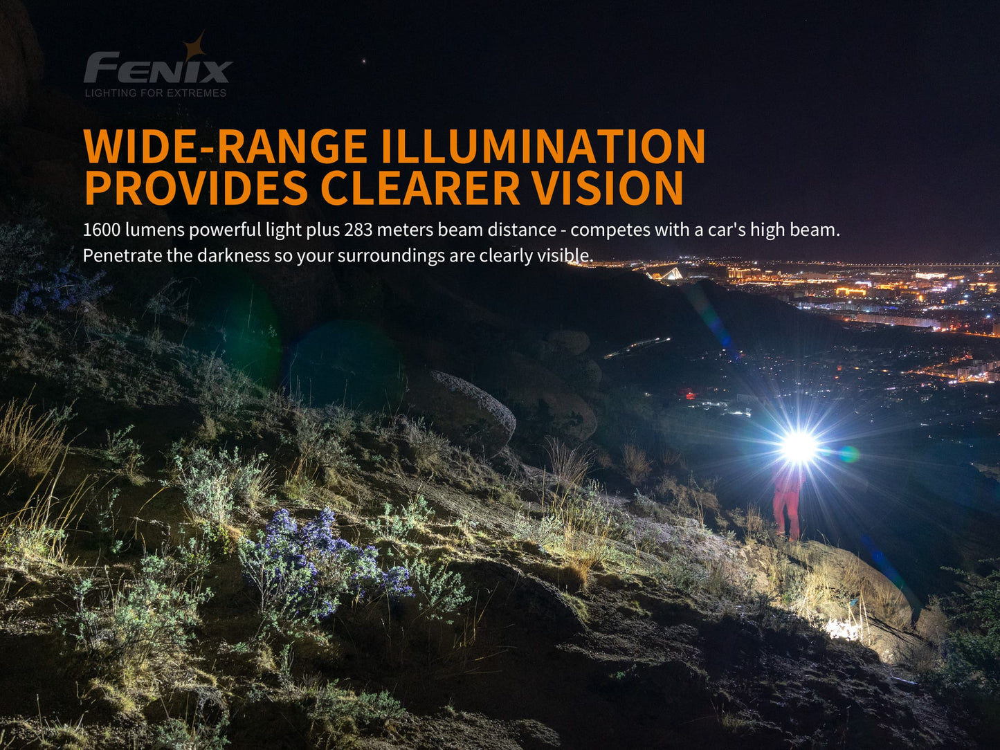 Fenix PD36R USB TYPE-C RECHARGEABLE TACTICAL FLASHLIGHT