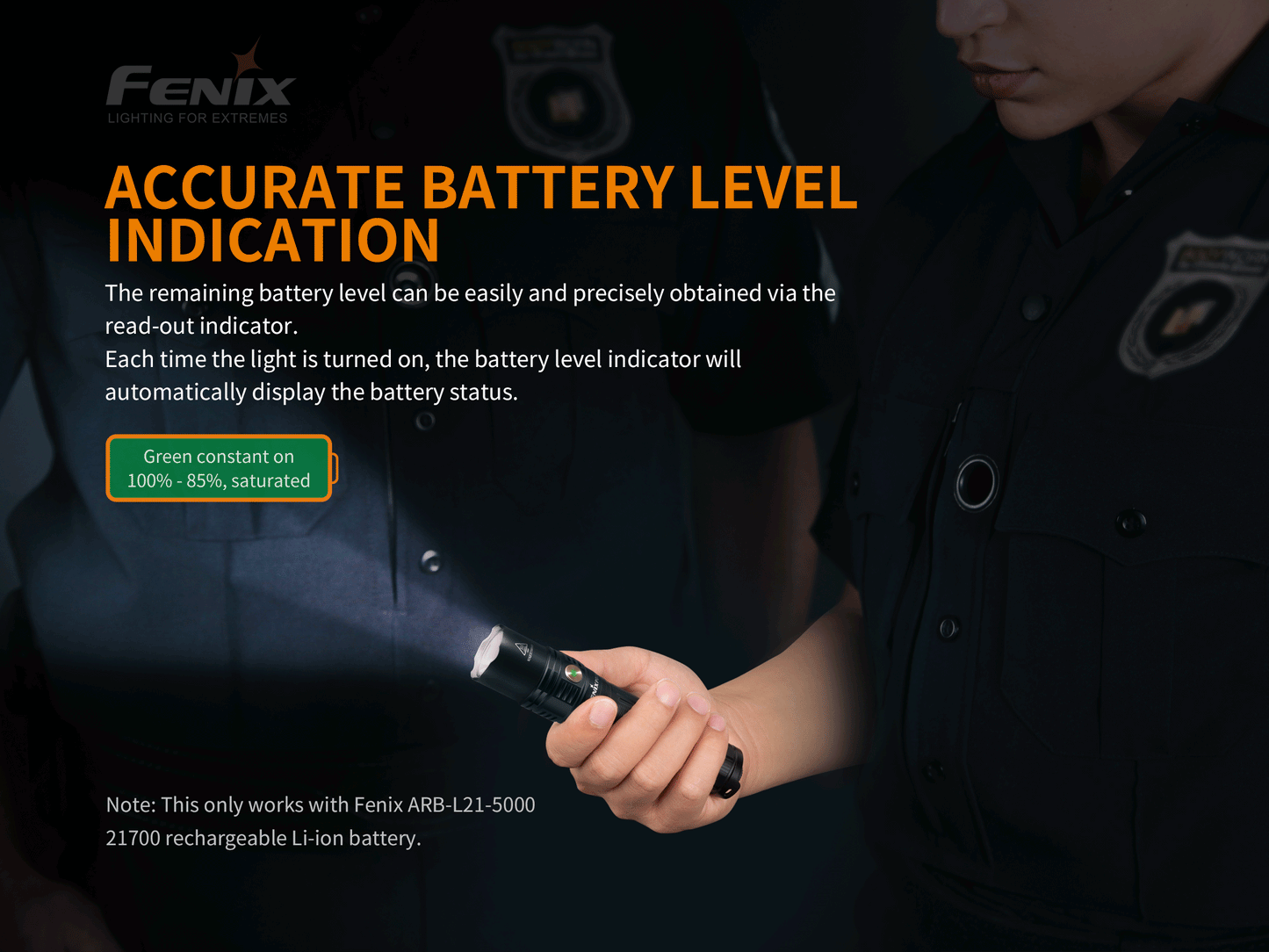 Fenix PD36R USB TYPE-C RECHARGEABLE TACTICAL FLASHLIGHT
