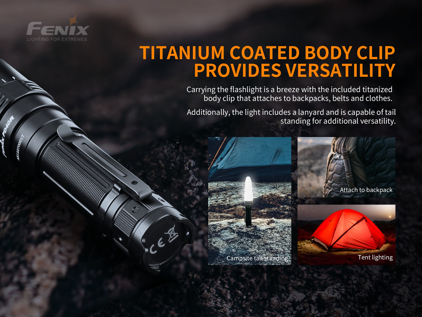 Fenix PD40R V2.0 MECHANICAL ROTARY SWITCHING FLASHLIGHT