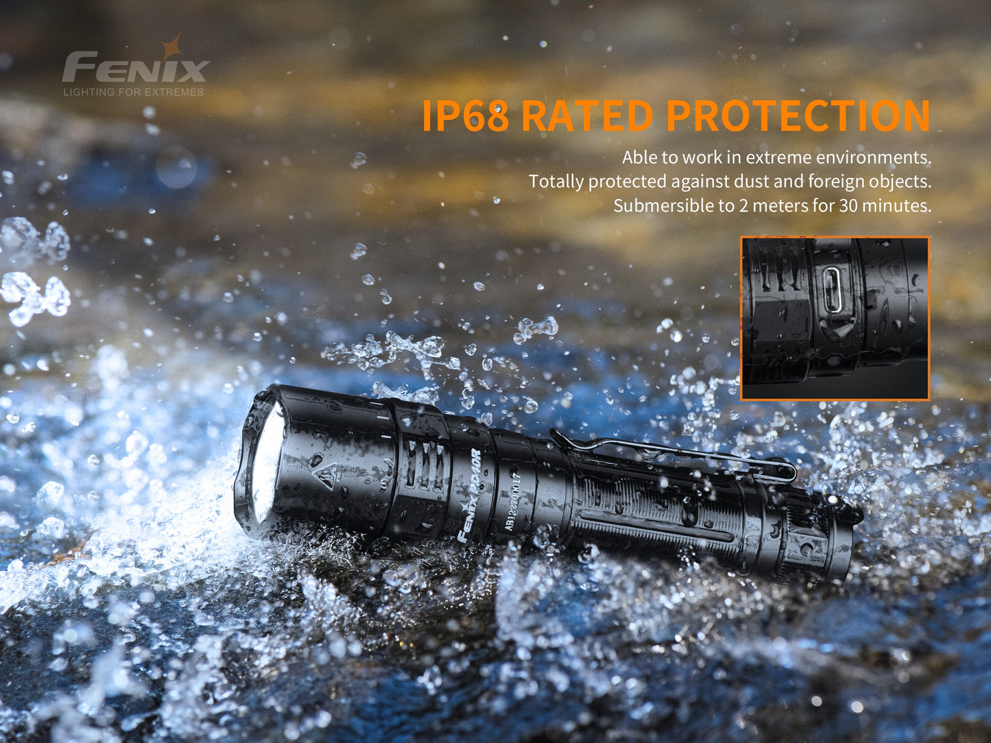 Fenix PD40R V2.0 MECHANICAL ROTARY SWITCHING FLASHLIGHT