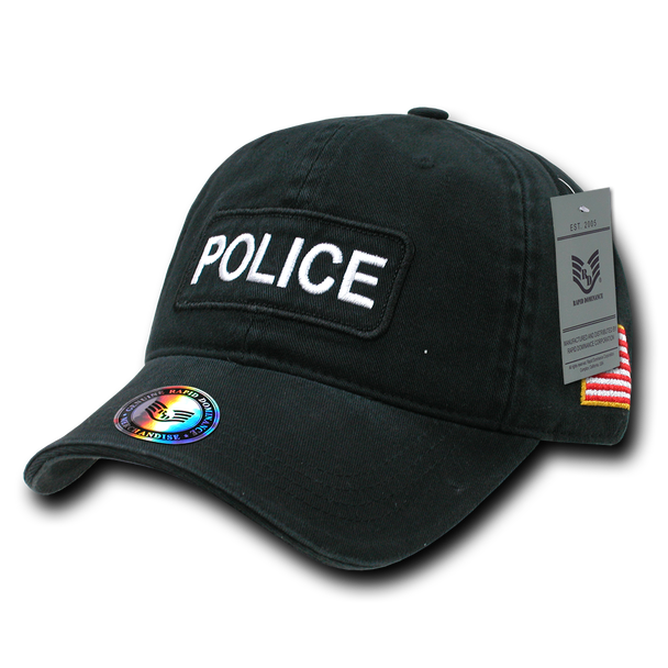 US POLICE Dual Flag Raid Cap