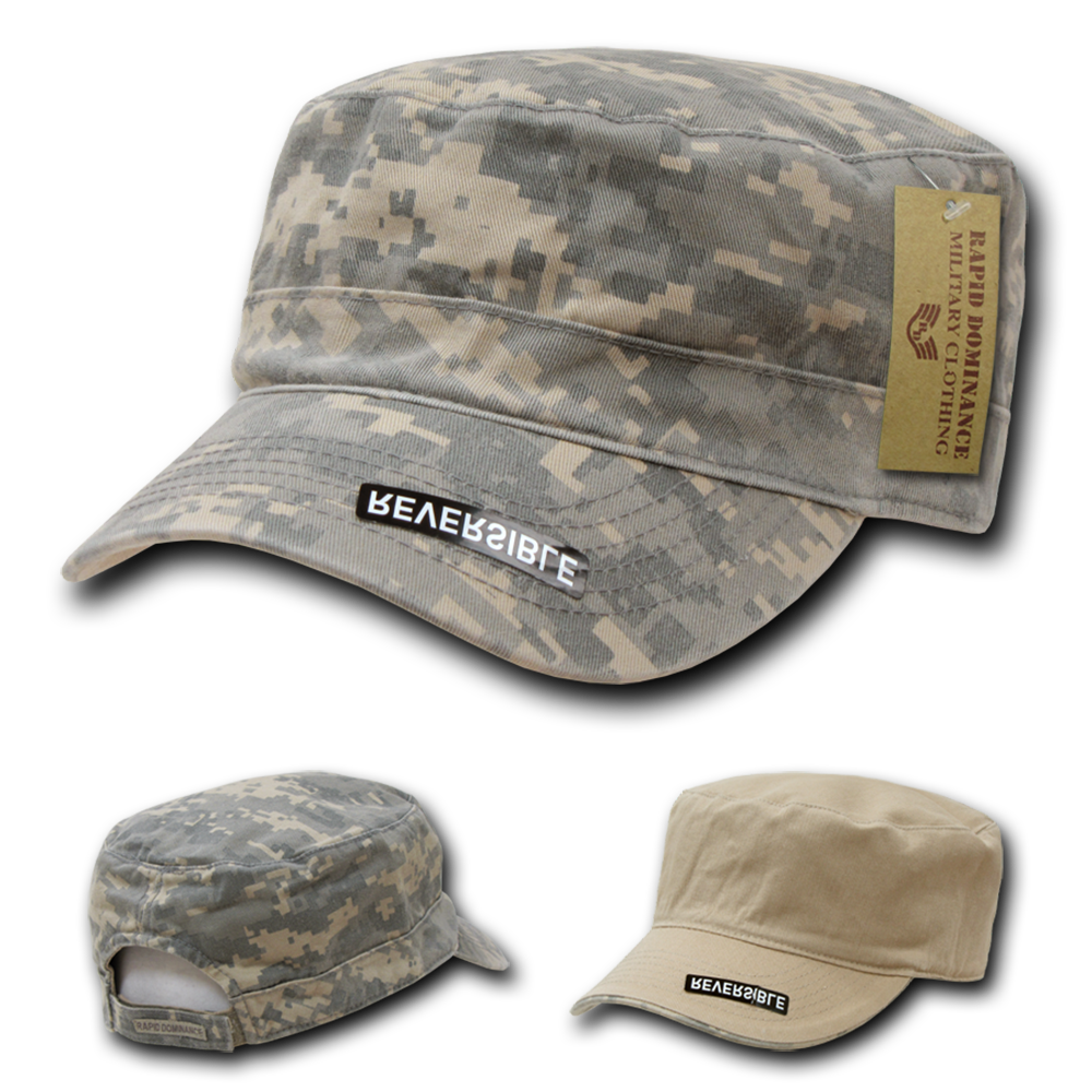 雙色迷彩兵帽 Reversible Camo Flat Top Cap
