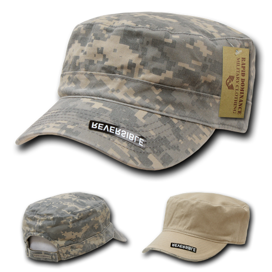 雙色迷彩兵帽 Reversible Camo Flat Top Cap