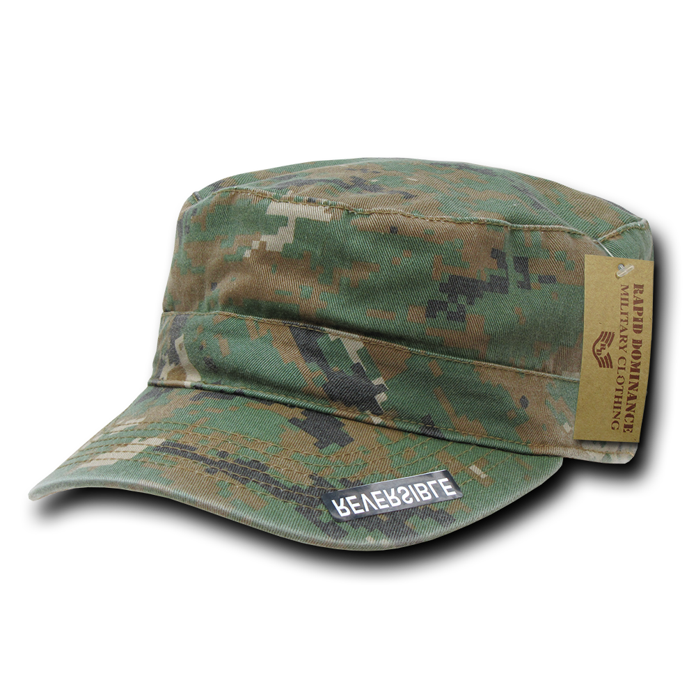 雙色迷彩兵帽 Reversible Camo Flat Top Cap