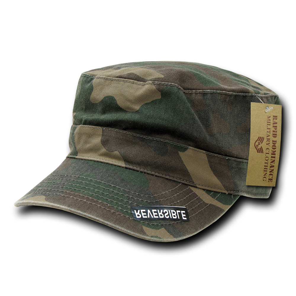 雙色迷彩兵帽 Reversible Camo Flat Top Cap