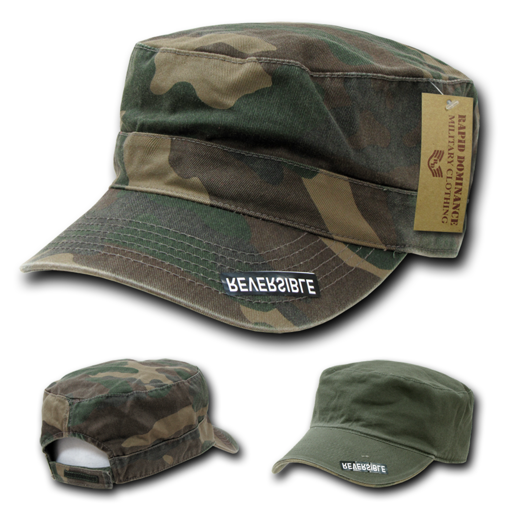 雙色迷彩兵帽 Reversible Camo Flat Top Cap