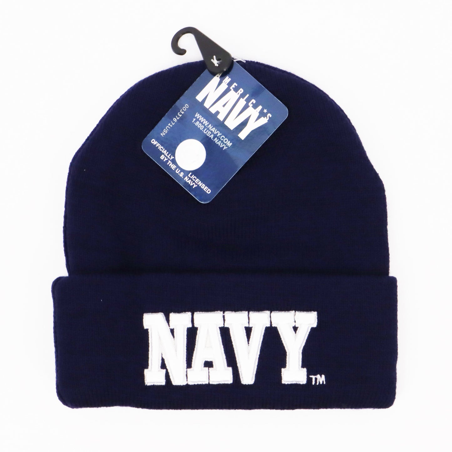 Rothco NAVY 海軍字樣 雙層保暖針織帽