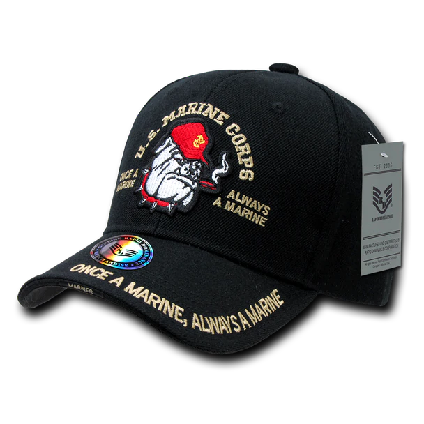 The Legend USMC Bull Dog Military Cap