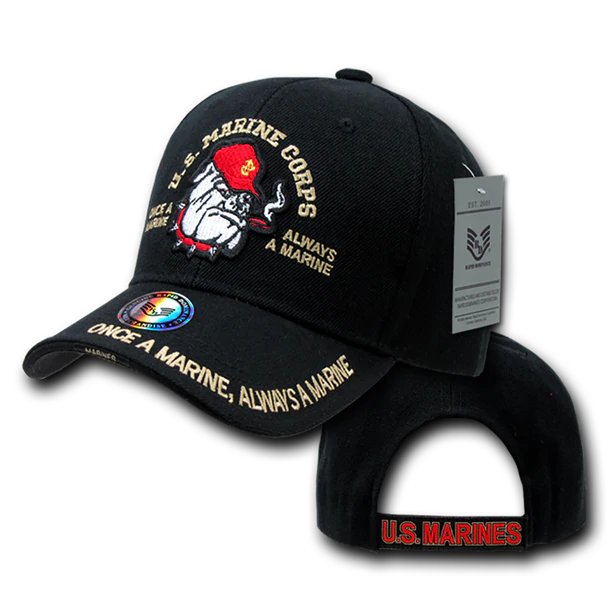 The Legend USMC Bull Dog Military Cap