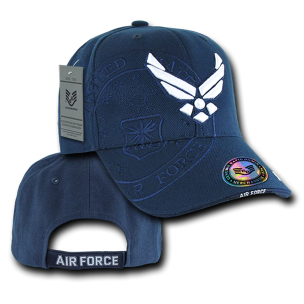 US Airforce Wing logo Cap with shadow effect