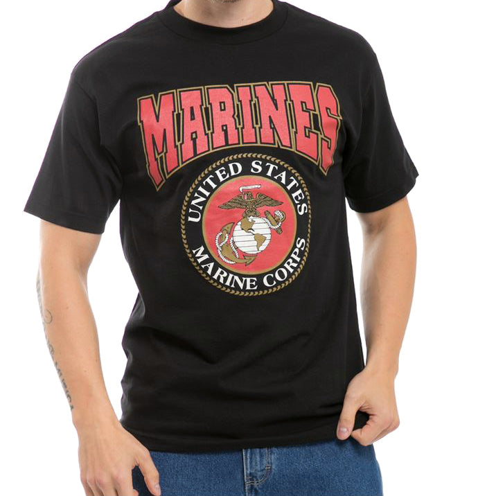 USMC logo graphic T-shirt (RD21)