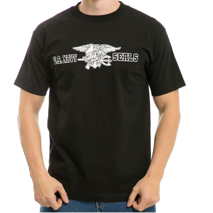 US Navy Seal logo graphic T-shirt (RD32)