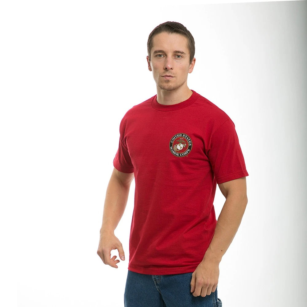 USMC logo Basic T-shirt (RD42)