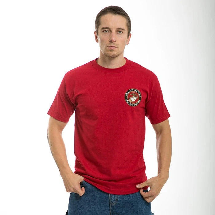 USMC logo Basic T-shirt (RD42)