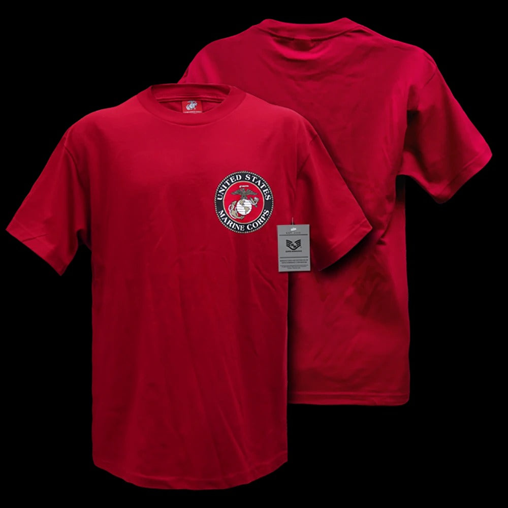 USMC logo Basic T-shirt (RD42)
