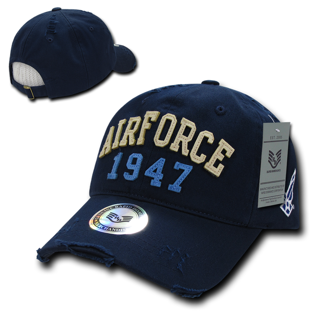 US AIRFORCE 1947 Vintage Athletic Military Cap